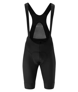 Die GONSO RIDE MILES BIB REC M Radhose in Größe XXL und schwarz von Gonso verfügt über Schultergurte, ein Netz-Rückenteil, ein Anatomic Rec M Sitzpolster und ist aus recycelten Materialien hergestellt. Abgebildet auf weißem Hintergrund.