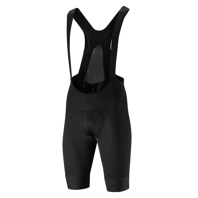 Die Gonso GONSO RIDE MILES BIB REC M Radhose in Größe XXL und schwarz, mit Schultergurten und einem Anatomic Rec M Sitzpolster, hergestellt aus recycelten Materialien, steht auf einem schlichten weißen Hintergrund.