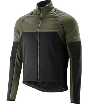 Die GONSO Canosio Fahrradjacke in Größe M - schwarz von Gonso verfügt über lange Ärmel, einen Frontreißverschluss, Zipp-Off Ärmel und reflektierende Akzente - ideal für MTB Jacke Herren, die sowohl Wert auf Stil als auch auf Funktionalität legen.