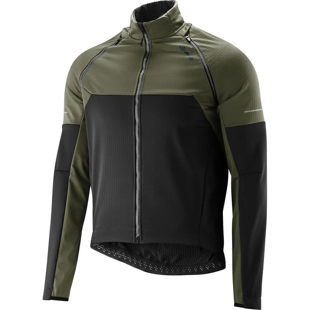 Die GONSO Canosio Fahrradjacke in Größe M - schwarz von Gonso verfügt über lange Ärmel, einen Frontreißverschluss, Zipp-Off Ärmel und reflektierende Akzente - ideal für MTB Jacke Herren, die sowohl Wert auf Stil als auch auf Funktionalität legen.