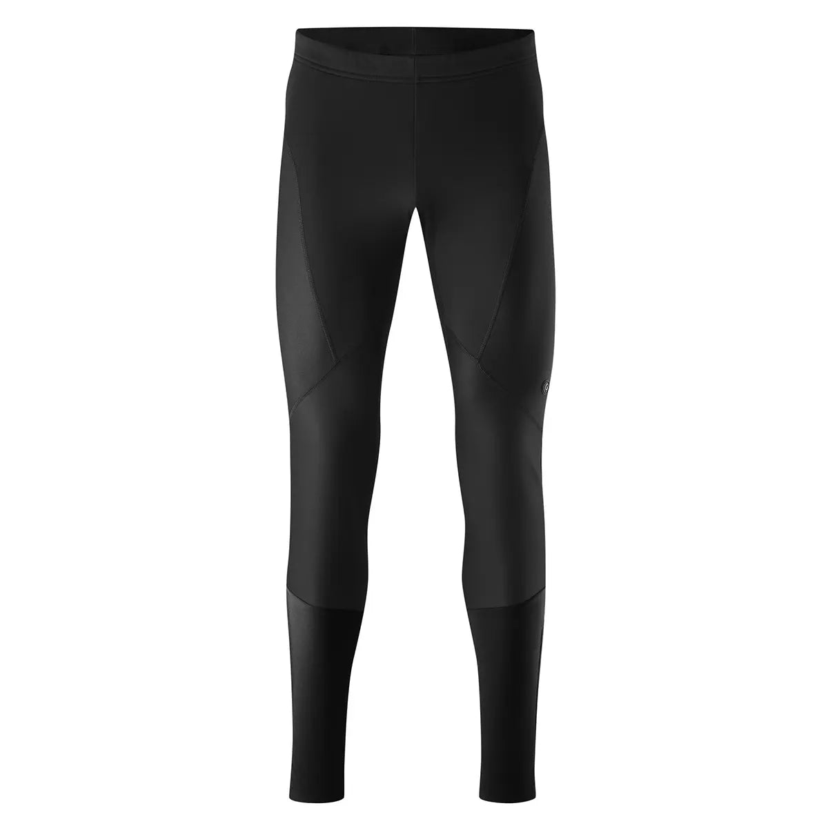 Die Gonso Essential Tight Radhose in Größe M, schwarz, bietet eine schlanke Passform und dezente Panel-Details für Komfort und Leistung - ideal für jedes Wetter.