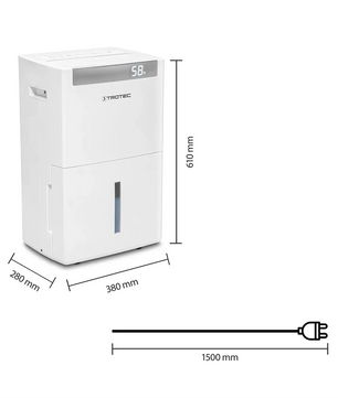 Trotec TTK-I 110 E Inverter-Luftentfeuchter - weiß