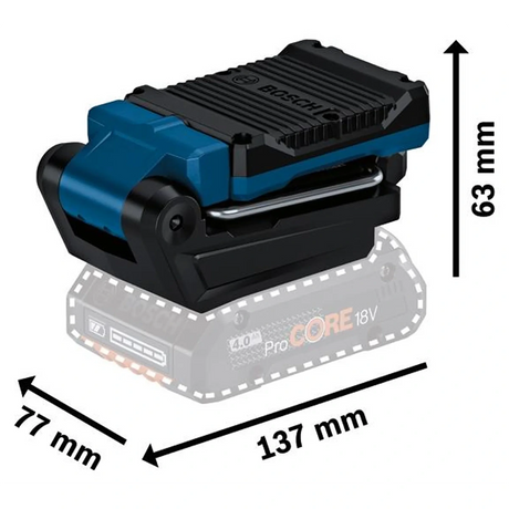 Bosch Professional GLI 18V-800 Akku-Lampe - blau