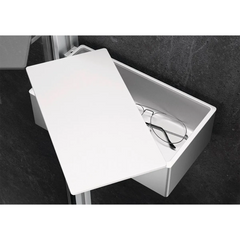 HÜPPE Select+ Behälter mit Deckel - silber