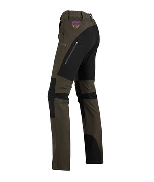 Hubertus EMMA Stretch Jagdhose in Größe 50 und grün von Hubertus mit Reißverschlusstasche, elastischem Bund und seitlichem Einblick.