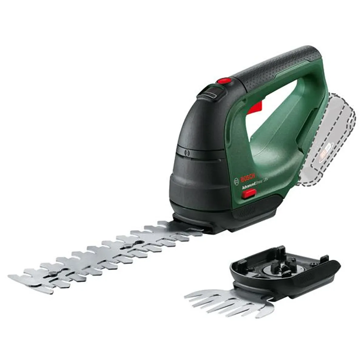 Bosch AdvancedShear 18 Akku-Gras- und Strauchschere - grün