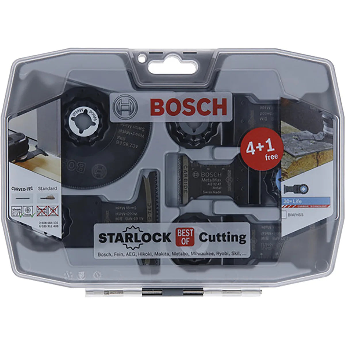 Bosch 2608666149 Starlock Cutting Set - schwarz