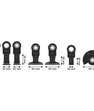Bosch 2608669097 Starlock Holz Set - schwarz