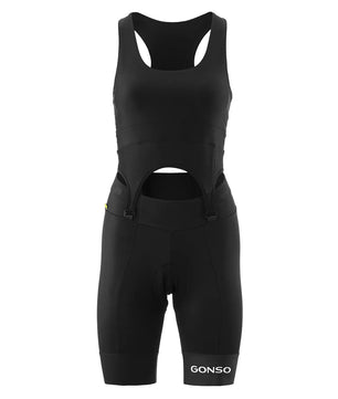 Das Gonso Essential Bra Set W Radunterwäsche in Größe 34, schwarz, bietet optimalen Komfort für Damen beim Radfahren und passt perfekt zu Fahrrad Bekleidung und deinem Sport-BH von Gonso.