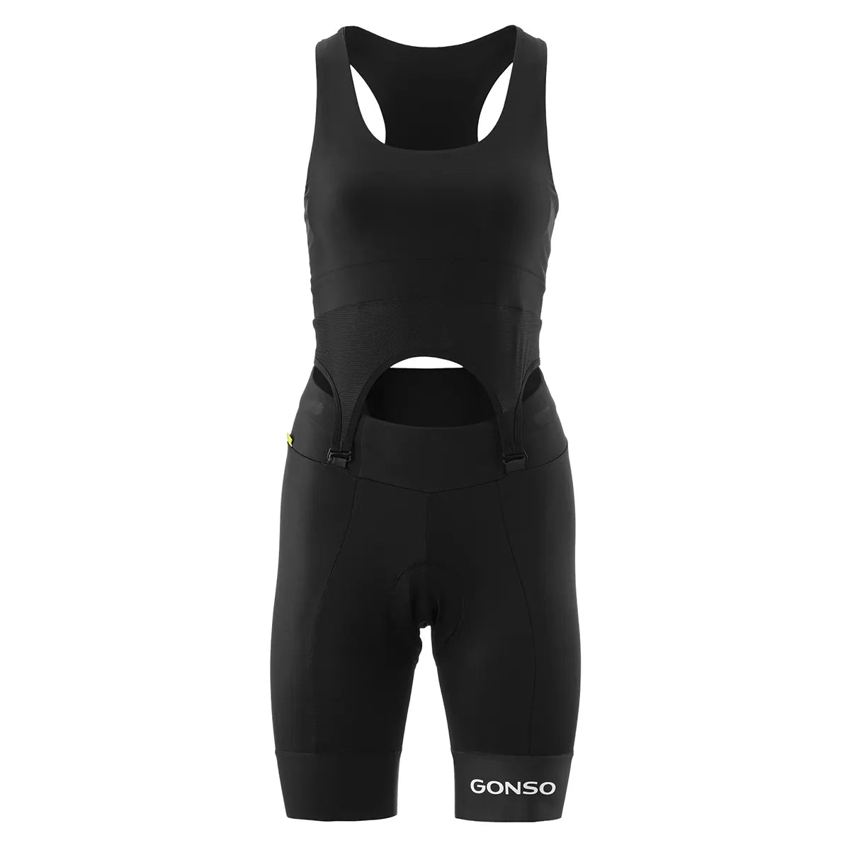 Das Gonso Essential Bra Set W Radunterwäsche in Größe 34, schwarz, bietet optimalen Komfort für Damen beim Radfahren und passt perfekt zu Fahrrad Bekleidung und deinem Sport-BH von Gonso.