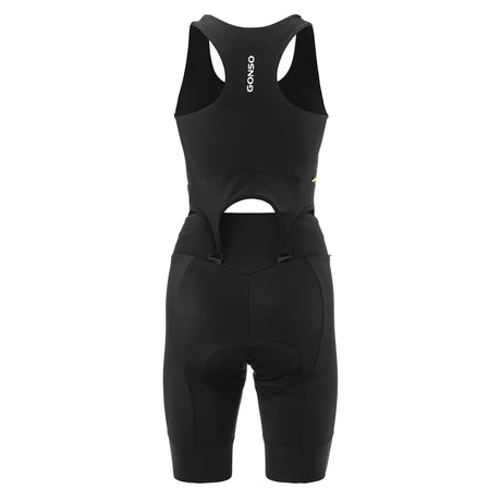Das Gonso Essential Bra Set W Radunterwäsche in Größe 34 - schwarz - ist die perfekte Fahrrad Bekleidung für Damen. Ideale Kombi aus Radhose und Sport-BH vom Markenhersteller Gonso für jede Radtour.