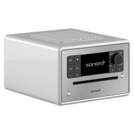 sonoro ELITE SO-9110-200-SI All-in-One-Audiosystem - Hochglanz-Silber/Silber