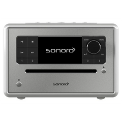 sonoro ELITE SO-9110-200-SI All-in-One-Audiosystem - Hochglanz-Silber/Silber