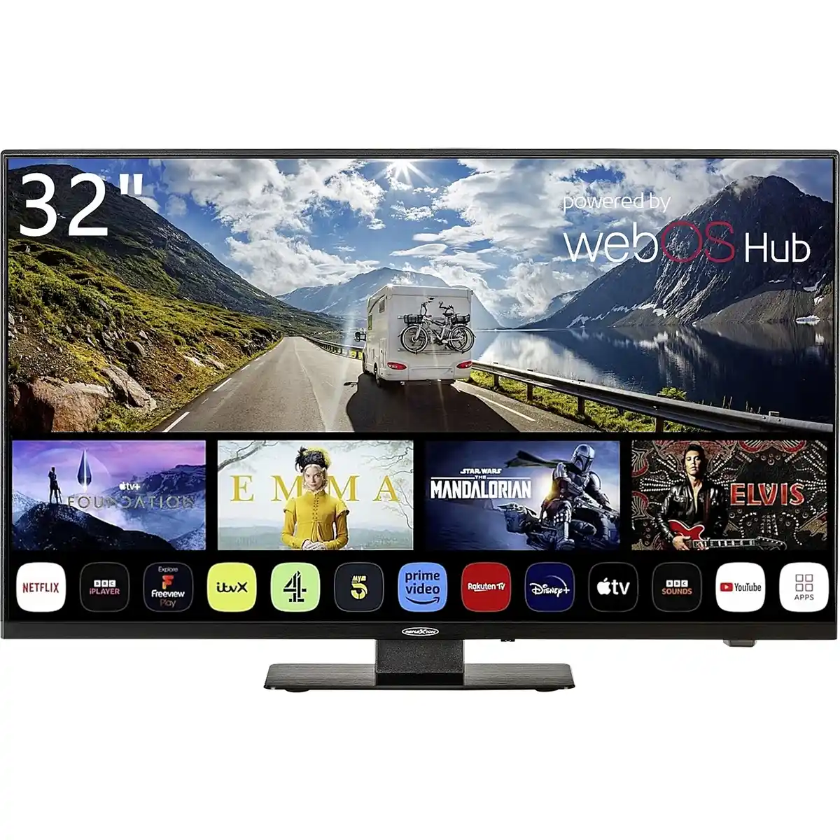 Reflexion LDDX32iBT 32 Zoll Smart-TV mit DVD-Player Schwarz