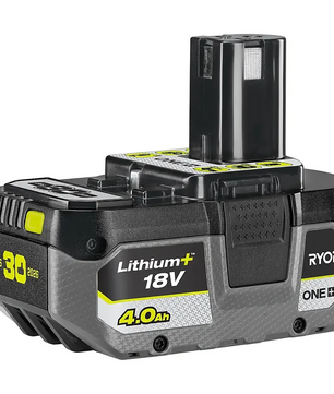 Das Ryobi RC18120B-140X ONE+ Starter-Set enthält einen grünen 4,0-Ah-Akku und ein Ladegerät und liefert zuverlässige Energie für Ihre Werkzeuge.