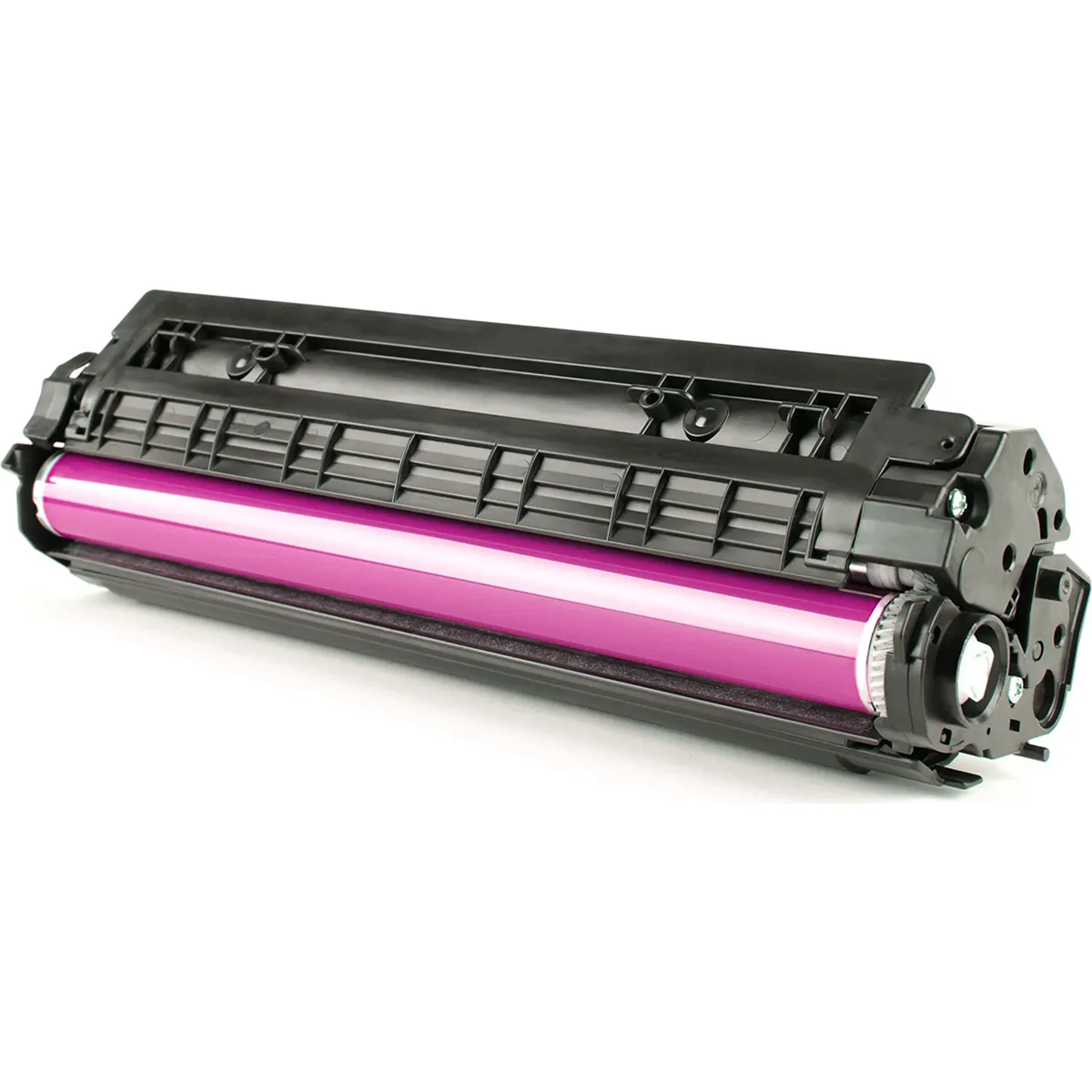 Oki 46471102 Toner - magenta von Oki, mit einem eleganten schwarzen Gehäuse auf weißem Hintergrund. Kompatibel mit OKI Drucksystemen.