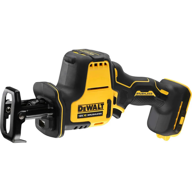 DEWALT DCS369 Akku-Säbelsäge, gelb, kompakte Bauweise, bürstenloser Motor, 18V XR-Serie - Lieferung ohne Akku.
