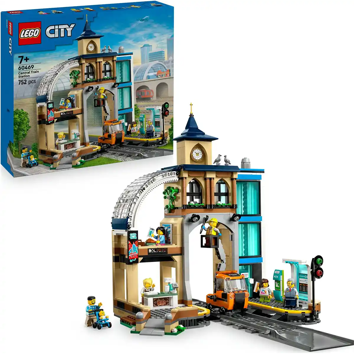 LEGO City 60469 Hauptbahnhof Bauset Mehrfarbig