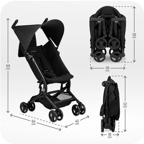 MoMi GRACE Reisebuggy Schwarz