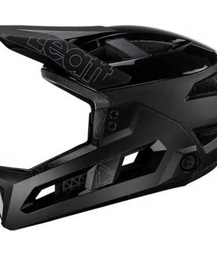Der Leatt MTB Enduro 3.0 Stealth Helm in Größe S (schwarz) ist ein vielseitiger Fullface-Helm mit Visier und Belüftungsschlitzen - perfekt für alle Ihre Mountainbike-Abenteuer.