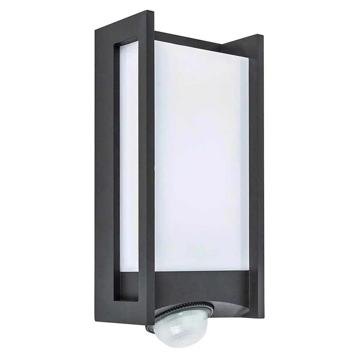 LUTEC Qubo LED-Sensor-Außenwandleuchte - anthrazit