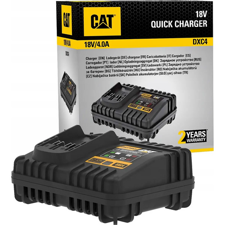 CAT DXC4 18V Schnellladegerät Schwarz/Gelb