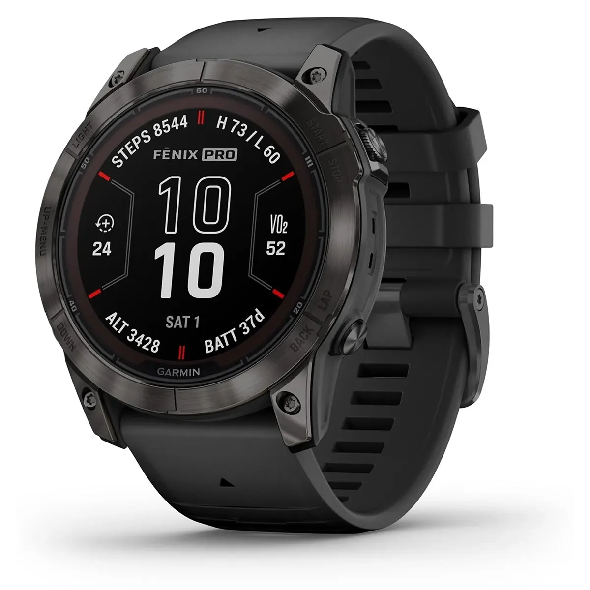 Garmin fēnix 7X Pro Sapphire Solar Smartwatch Schwarz