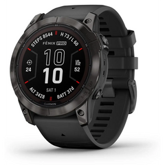 Garmin fēnix 7X Pro Sapphire Solar Smartwatch Schwarz