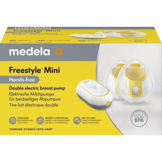 Medela Freestyle Mini Hands-free Doppelmilchpumpe - weiß
