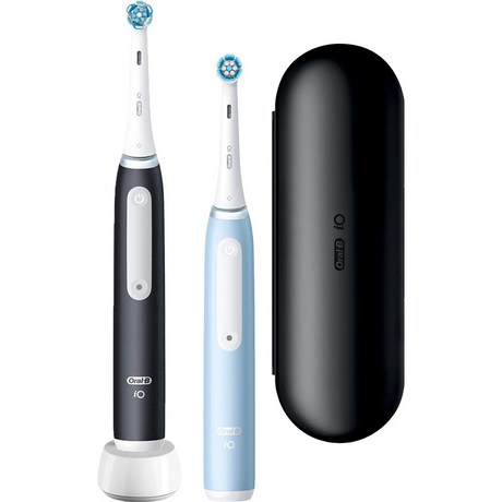 Oral-B iO Series 3N Duo Elektrische Zahnbürste - Matt Black/Ice Blue