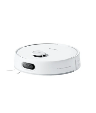 Der SwitchBot S20 Saugwischroboter – weiß von SwitchBot besticht durch ein elegantes, rundes Design in Weiß und wird vor einem schlichten weißen Hintergrund gezeigt.