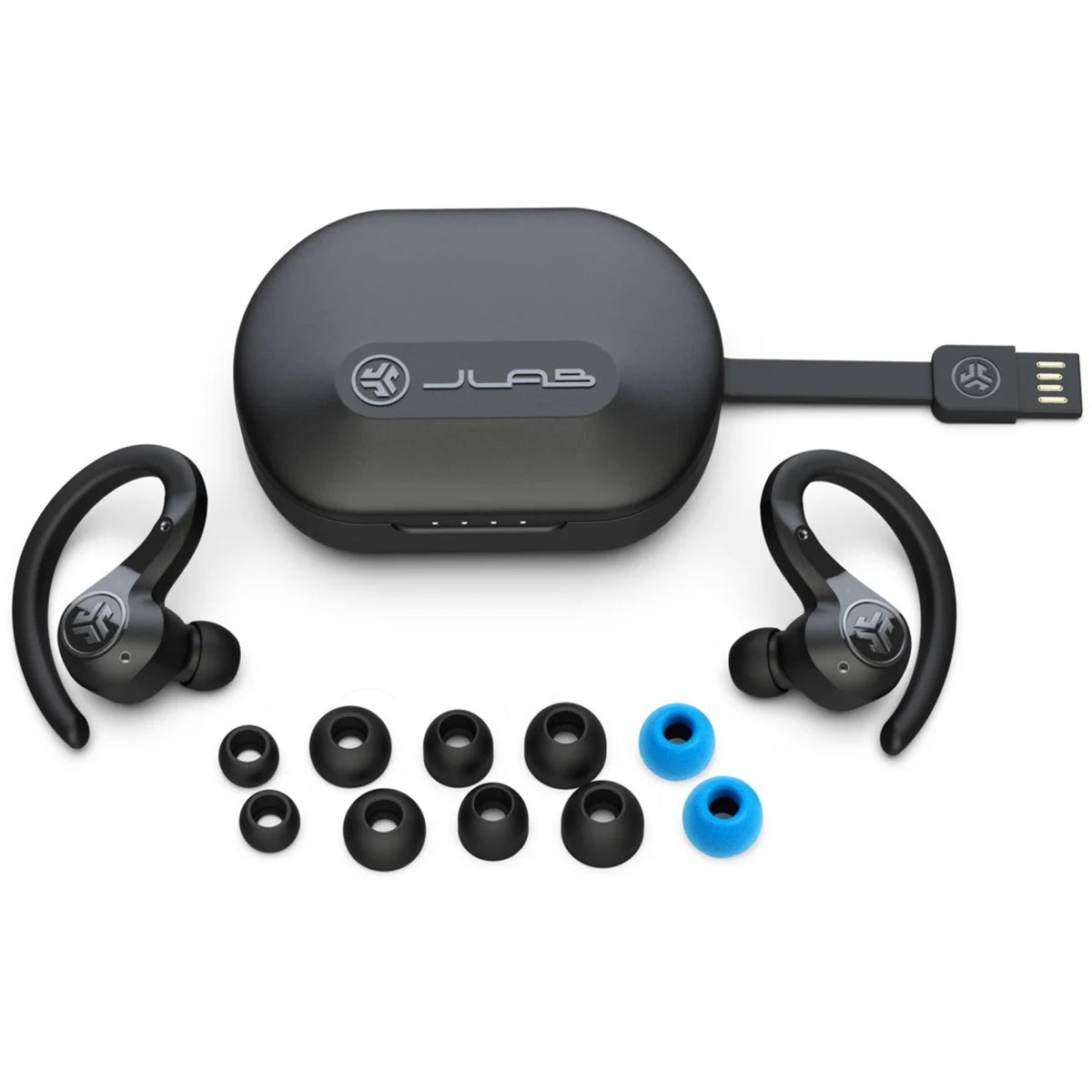JLab Epic Air Sport ANC In-Ear-Kopfhörer - schwarz