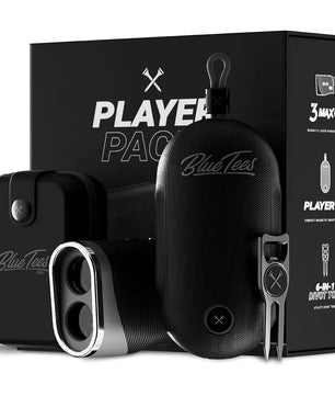 Blue Tees Player GO Bundle Golf-Accessoires - schwarz