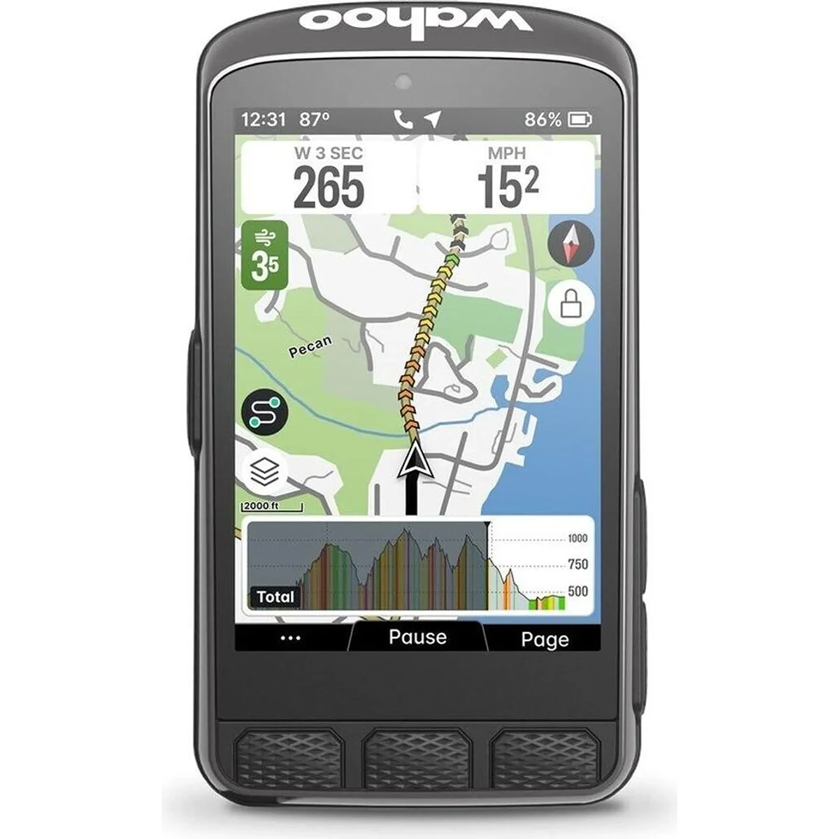Wahoo ELEMNT ACE Fahrradcomputer - schwarz