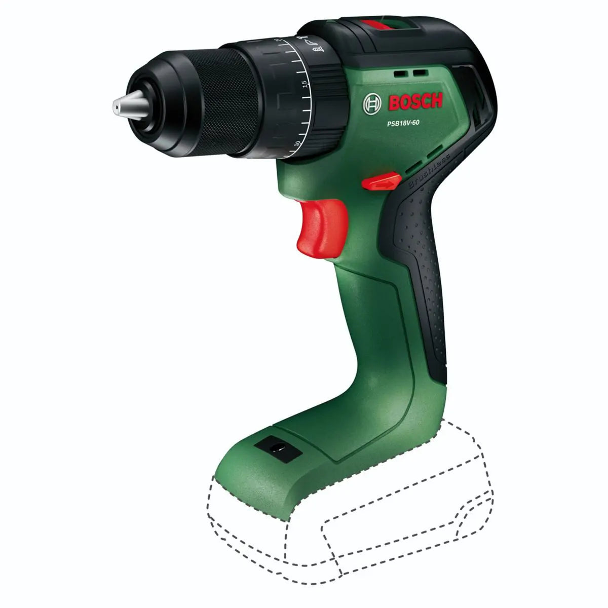 Bosch PSB18V-60 Akku-Schlagbohrschrauber - grün