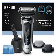 Braun Series 6 62-S7650cc Folienrasierer Silber