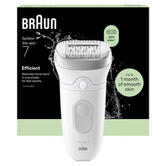 Braun Silk·épil 7 7-000 Epilierer - weiß/rosa