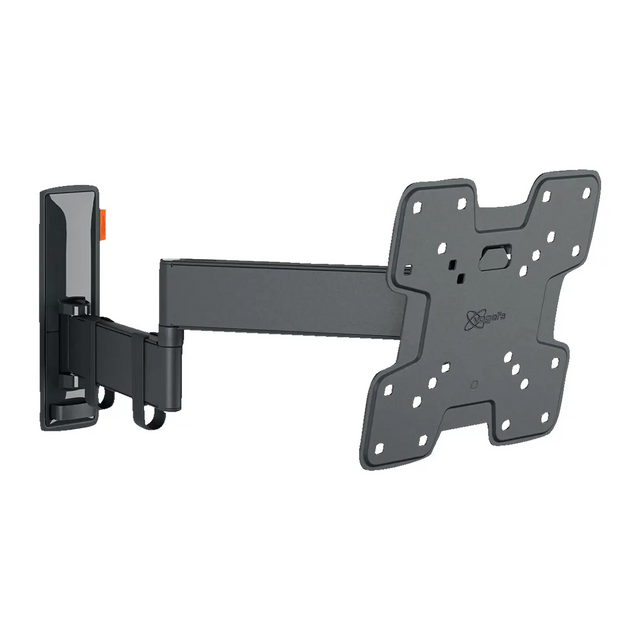 Die TV-Wandhalterung TVM 3245 von Vogel’s in Schwarz ist eine verstellbare Wandhalterung mit ausziehbarem Arm, die schwenk- und neigbar ist, über mehrere Schraubenlöcher verfügt und mit VESA-Maßen von 75x75 bis 200x200 für Flachbildfernseher kompatibel ist.