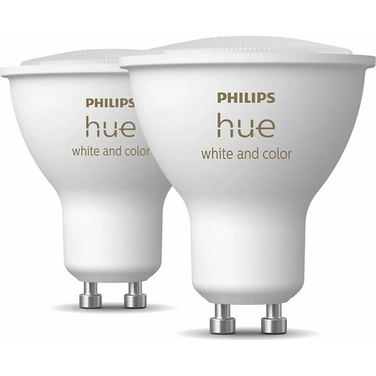 Philips Hue White & Color Ambiance GU10 350 lm 2er-Pack - weiß