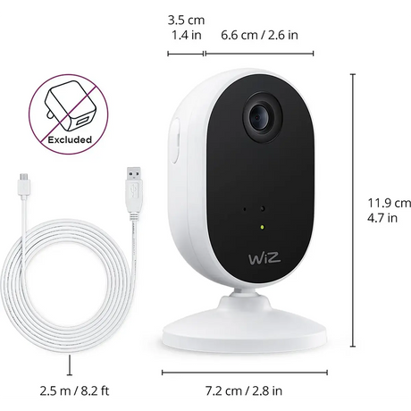 WiZ Indoor Camera Überwachungskamera - weiß