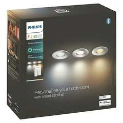 Philips Hue Adore Badezimmer-Einbaustrahler 3er Pack - weiß