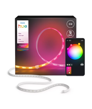Philips Flux Gradient Lightstrip Verlängerung - weiß: Mit dieser Philips LED-Streifenverlängerung können Sie Ihre Beleuchtung ganz einfach anpassen. Sie ist Smart-Home-kompatibel und ermöglicht die Steuerung von Farbverläufen über Ihr Smartphone.