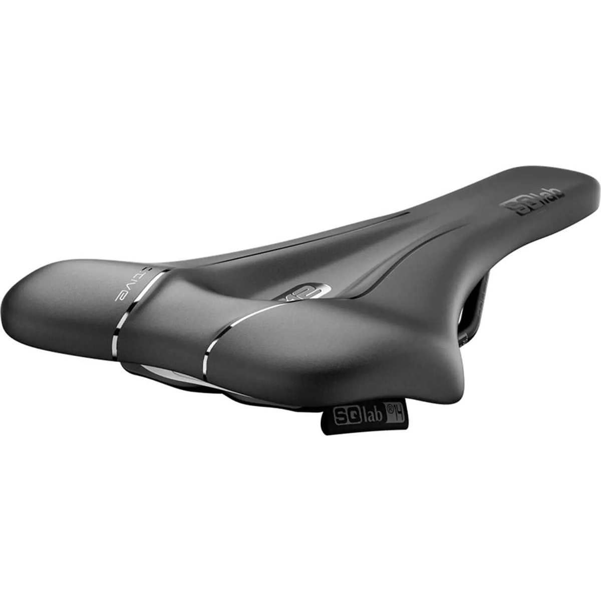 Der SQlab 612 Ergowave active Sattel in schwarz von SQlab ist durch sein geteiltes Design und die dezenten Logos ideal als MTB- oder Rennrad-Sattel geeignet und bietet höchsten Komfort.