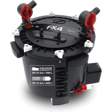 Der Fluval FX4 mit einer Durchflussrate von 2650 l/h und 30 W Leistung ist für Aquarien bis zu 1000 Litern konzipiert und verfügt über eine fortschrittliche Technologie für eine effiziente Filterung.