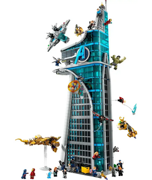 Das LEGO Marvel Super Heroes - Avengers Tower (76269) ist ein beeindruckendes Ausstellungsstück mit Superhelden- und Schurken-Minifiguren sowie Fahrzeugen - perfekt für jeden LEGO Sammler.