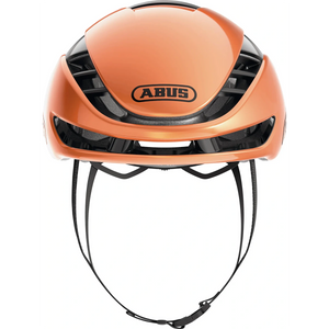 ABUS GameChanger 2.0 Aerohelm in Orange, Größe L 57–61 cm, leichter Rennradhelm mit Aero Blade und AirBoost-Belüftung