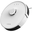Der AENO RC2S Saugroboter ist ein weißer, runder Staubsaugerroboter mit Tasten, einem oben angebrachten Sensor und fortschrittlicher LiDAR-Navigation für eine präzise Reinigung.