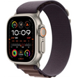 Apple Alpine Loop 49 mm Armband in Indigo Größe M mit Titan-G-Haken, robustes Nylon-Sportband für Apple Watch Ultra