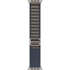 Apple Alpine Loop 49 mm Armband in Blau Größe M mit Titan-G-Haken, robustes Smartwatch-Band für Apple Watch Ultra