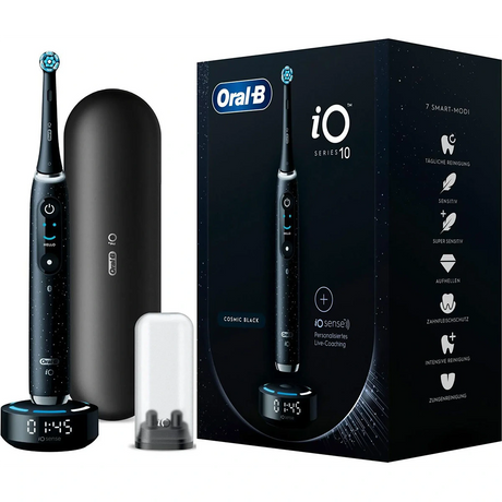 Oral-B iO Series 10 Zahnbürste - Cosmic Black